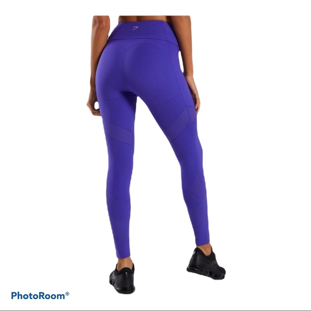 Gymshark Pro Perform Indigo Leggings Tights Pants size XS - Picture 2 of 11